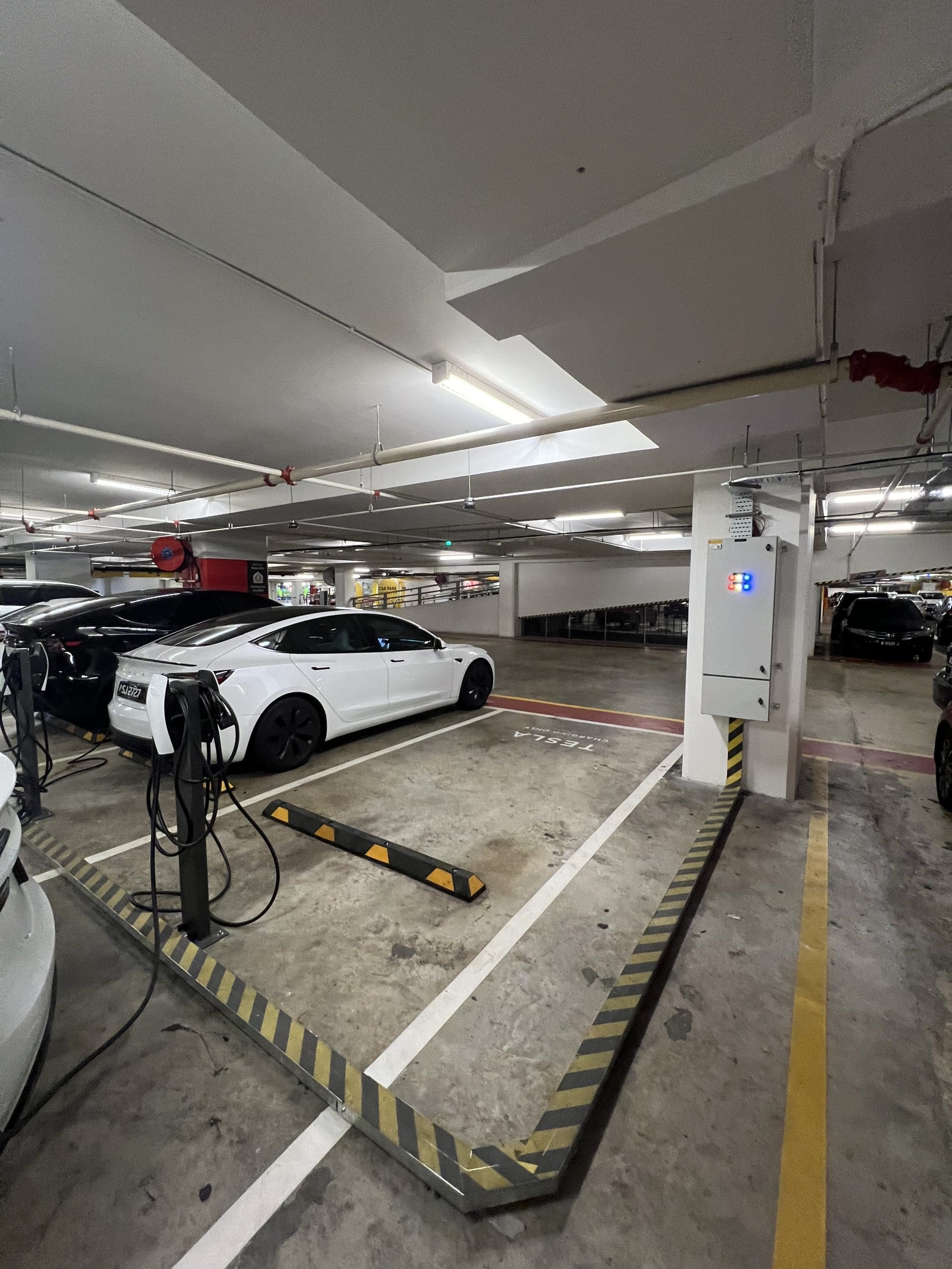 Tesla Supercharger at Sunway Velocity, Kuala Lumpur