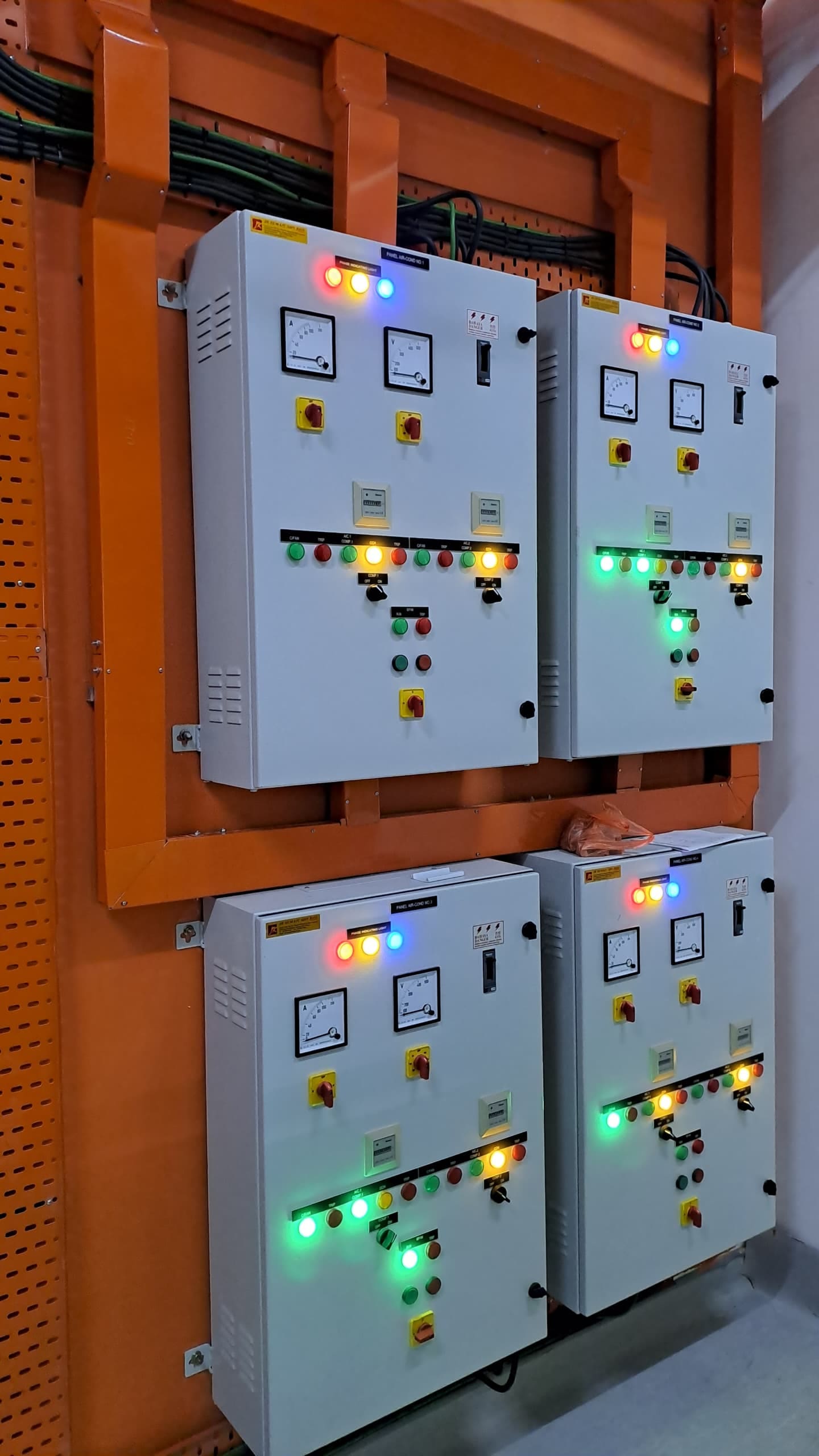 Aircond Control Panel at site